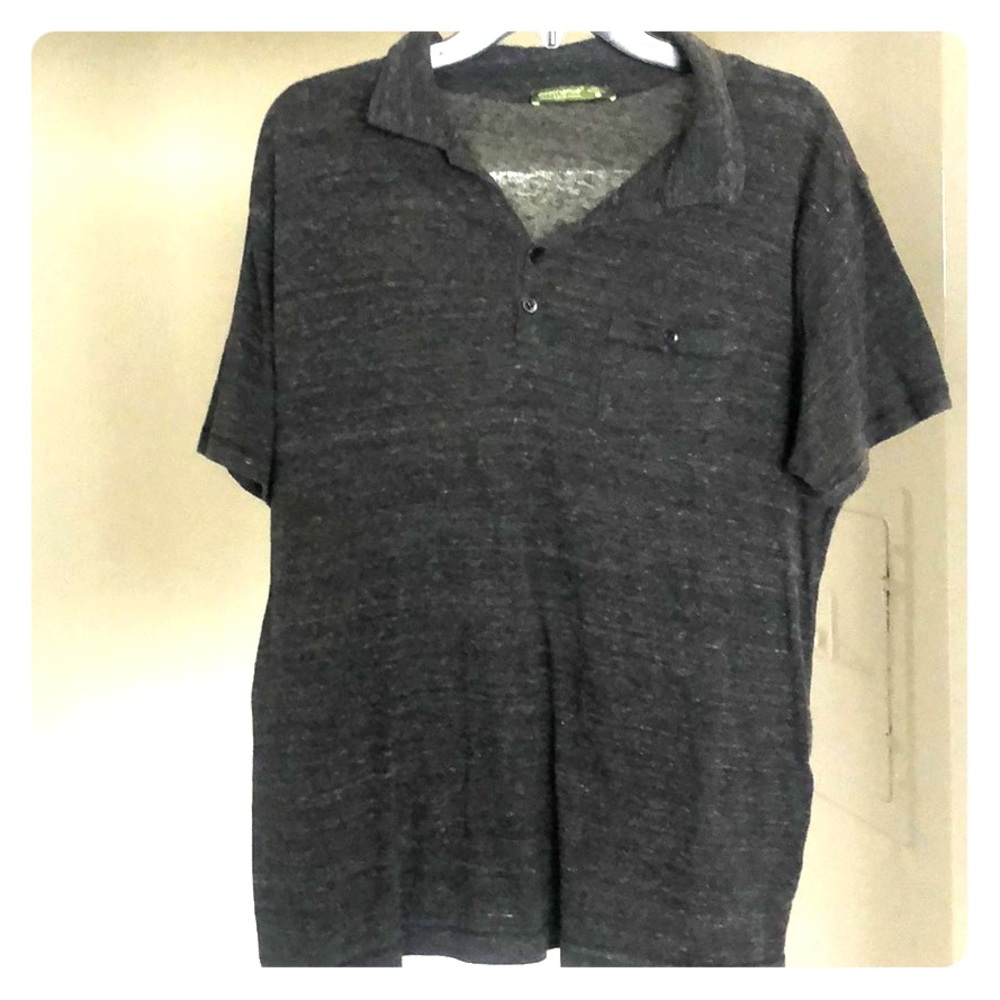 Alternative Earth Gray Short Sleeve Polo XL